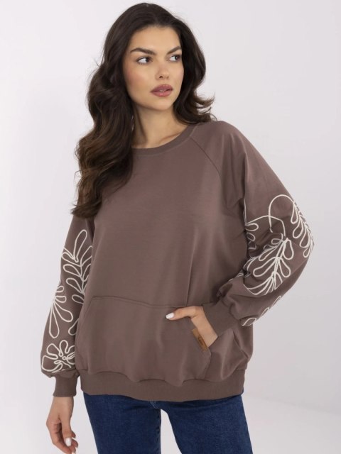 Bluza RV-BL-9972.10X ciemny brązowy Bluza RV-BL-9972.10X ciemny brązowy