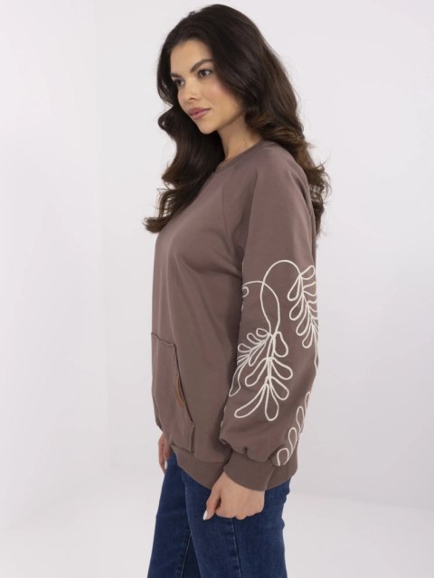 Bluza RV-BL-9972.10X ciemny brązowy Bluza RV-BL-9972.10X ciemny brązowy