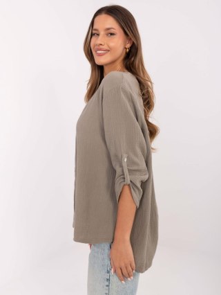 Bluzka MO-BZ-52759.55 ciemny bezowy