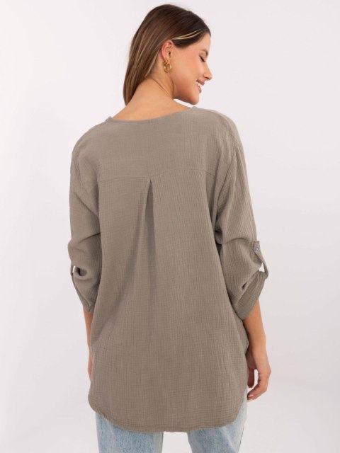 Bluzka MO-BZ-52759.55 ciemny bezowy