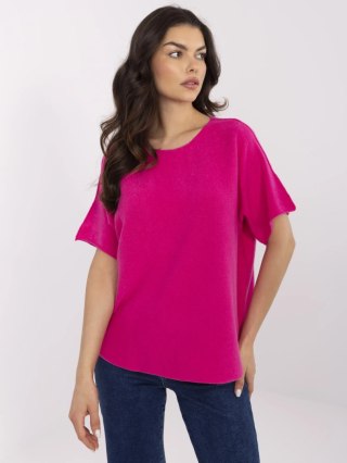 Sweter MO-SW-0703.63 ciemny różowy