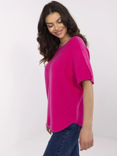 Sweter MO-SW-0703.63 ciemny różowy