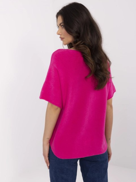 Sweter MO-SW-0703.63 ciemny różowy