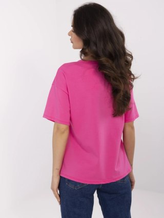 T-shirt MI-TS-M3221-1.20P ciemny różowy