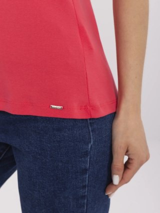 T-shirt RV-TS-A557.66P koralowy S/M