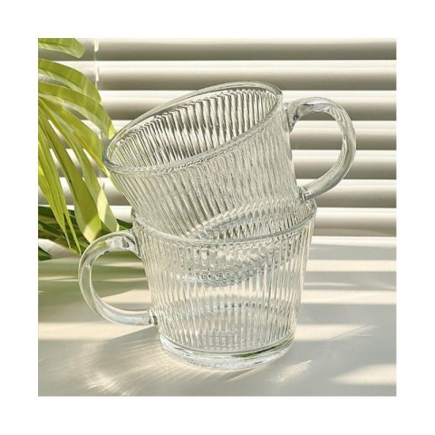 Szklanka ryflowana do zimnych napojów 400 ml