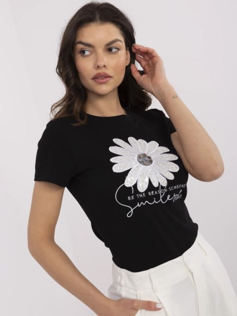 T-shirt NM-TS-JX-09316.87 czarny T-shirt NM-TS-JX-09316.87 czarny