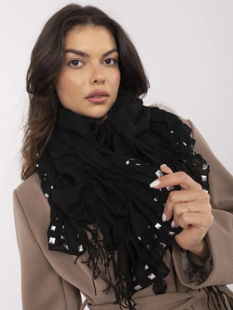Elegancka chusta w kolorze czarnym Elegancka chusta w kolorze czarnym