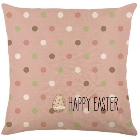 Lniana poszewka na poduszkę 45 x 45 cm HAPPY EASTER POD214 Lniana poszewka na poduszkę 45 x 45 cm HAPPY EASTER POD214