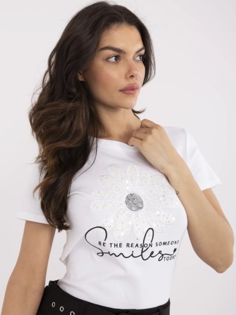 T-shirt NM-TS-JX-09316.87 biały T-shirt NM-TS-JX-09316.87 biały