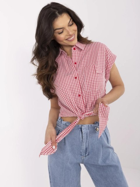 Bluzka NM-BZ-KA-01147.62P biało-czerwony S/M Bluzka NM-BZ-KA-01147.62P biało-czerwony S/M