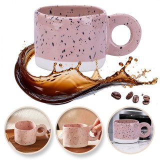 Copy of Ceramiczny, nakrapiany kubek z uchem 275 ml Szkliwiony CUP20