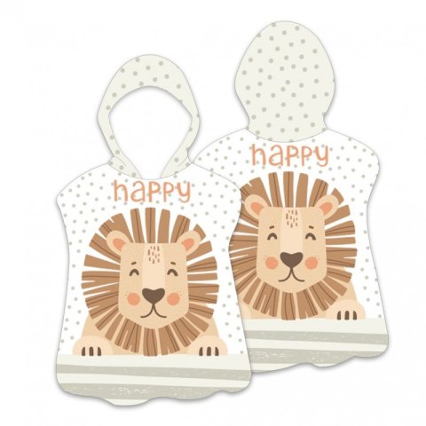 RĘCZNIK PLAŻOWY Peleryna dziecięca HAPPY BEAR 60 x 60cm PEL02WZ1 RĘCZNIK PLAŻOWY Peleryna dziecięca HAPPY BEAR 60 x 60cm PEL02WZ1