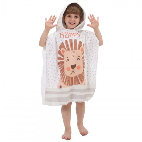 RĘCZNIK PLAŻOWY Peleryna dziecięca HAPPY BEAR 60 x 60cm PEL02WZ1 RĘCZNIK PLAŻOWY Peleryna dziecięca HAPPY BEAR 60 x 60cm PEL02WZ1