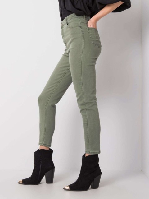 Spodnie jeans 319-SP-6056.43 khaki 26 Spodnie jeans 319-SP-6056.43 khaki 26