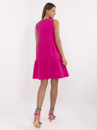 Sukienka D70032M30386A3 fuksjowy L/XL