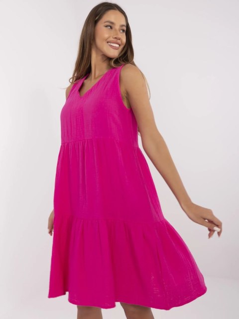 Sukienka D70032M30386A3 fuksjowy S/M