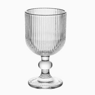Szklanka ryflowana na nóżce 225 ml – puchar do kawy, deserów i drinków SZK160