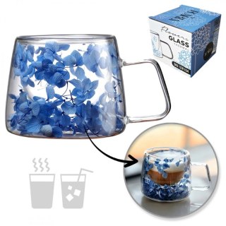 Szklanka termiczna z kwiatami 180 ml – elegancka i trwała SZK154