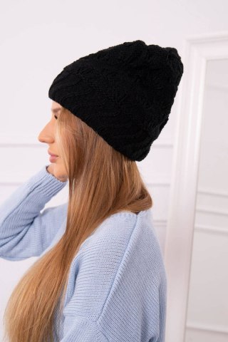 Czapka damska Dagmara K332 czarna