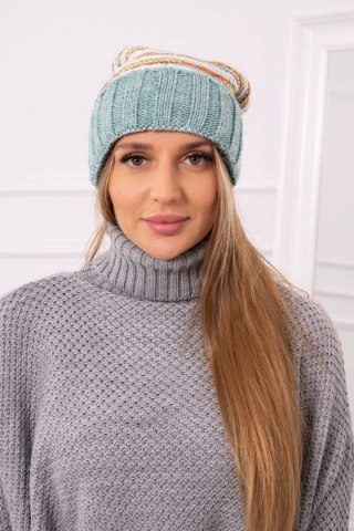Czapka damska Feba K330 ciemno miętowa