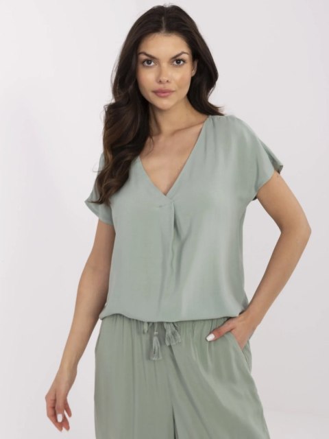 Bluzka D73761M11171B pistacjowy M Bluzka D73761M11171B pistacjowy M