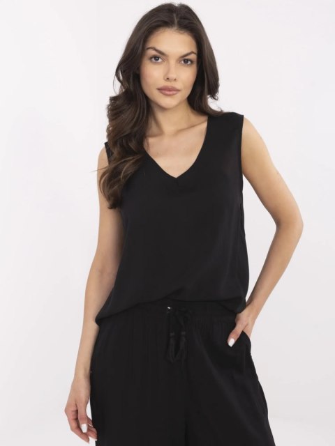 Bluzka D73761M11218A czarny M Bluzka D73761M11218A czarny M