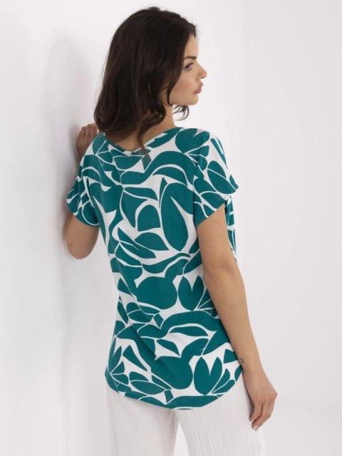 Bluzka D73771M10978X ciemny zielony XS Bluzka D73771M10978X ciemny zielony XS