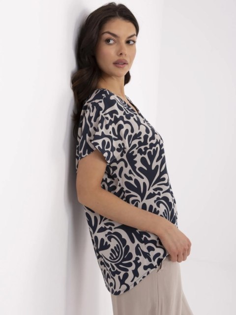 Bluzka D73771M11171B granatowy L