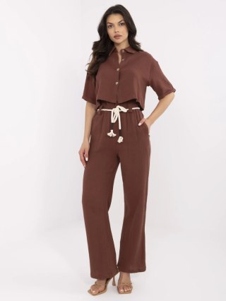 Komplet NM-KMPL-JK62597.19P brązowy M/L