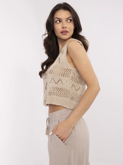 Sweter D93076J90849A beżowy M/L Sweter D93076J90849A beżowy M/L