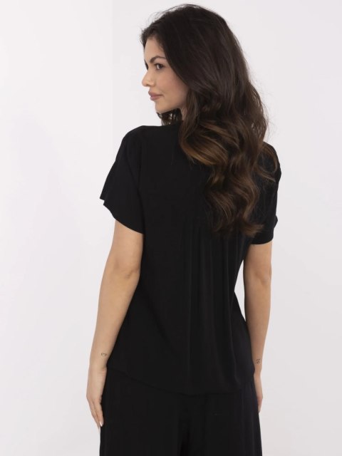 Bluzka D73761M11173A czarny XXL Bluzka D73761M11173A czarny XXL