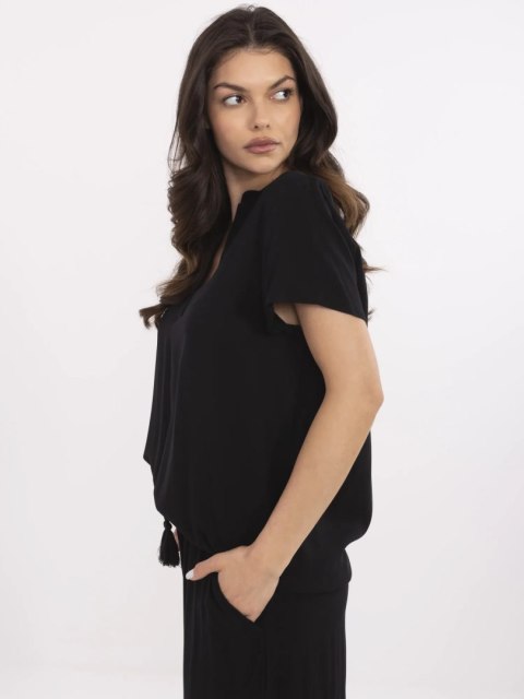 Bluzka D73761M11173A czarny XXL Bluzka D73761M11173A czarny XXL