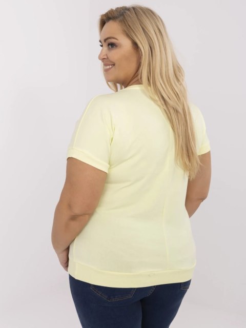 Bluzka RV-BZ-A539.30 jasny żółty