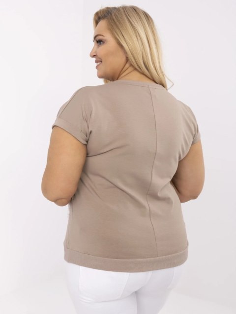 Bluzka RV-BZ-A543.94 ciemny bezowy