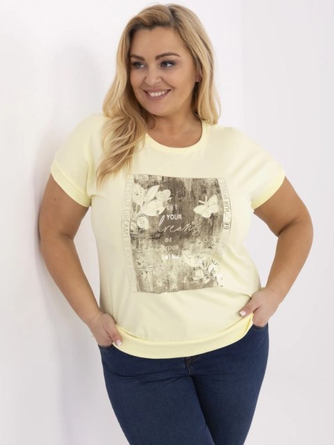 Bluzka RV-BZ-A602.89 jasny żółty