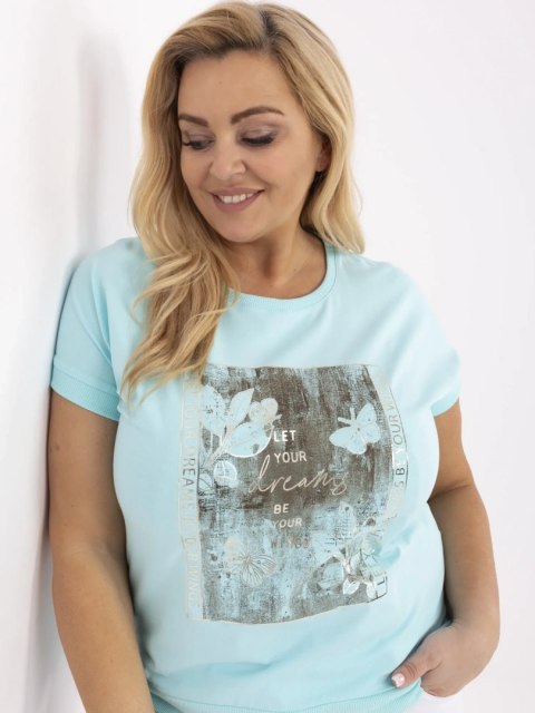 Bluzka RV-BZ-A602.89 mietowy