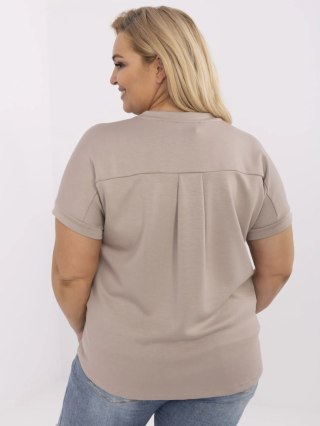 Bluzka RV-BZ-A614.81 ciemny bezowy
