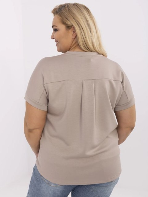Bluzka RV-BZ-A614.81 ciemny bezowy