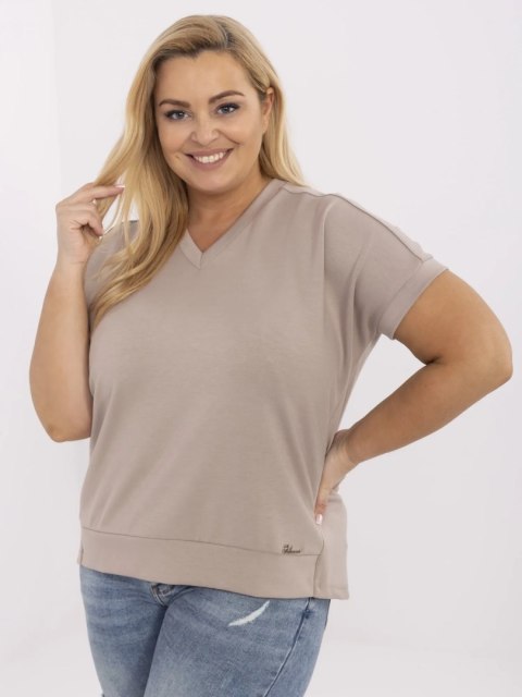 Bluzka RV-BZ-A614.81 ciemny bezowy