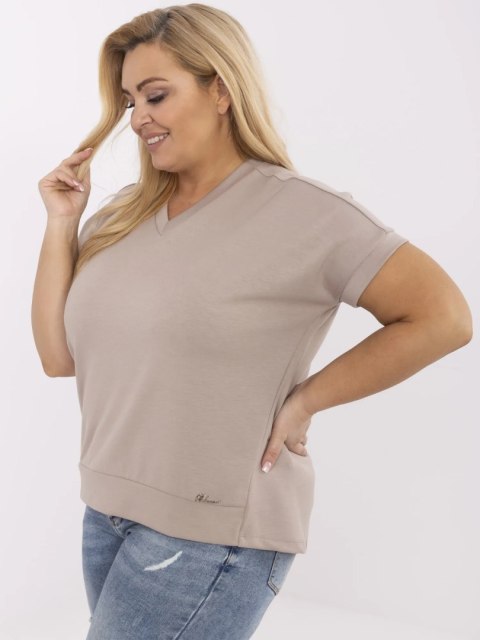 Bluzka RV-BZ-A614.81 ciemny bezowy