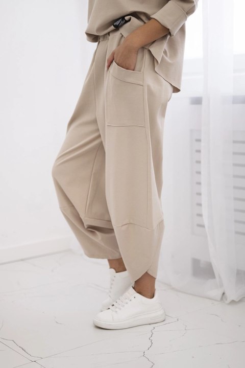 Komplet Punto Milano Winter bluza + spodnie beżowy Komplet Punto Milano Winter bluza + spodnie beżowy