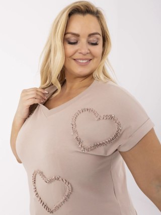 Bluzka RV-BZ-A542.12P beżowy