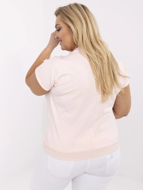 Bluzka RV-BZ-A547.01 jasny różowy