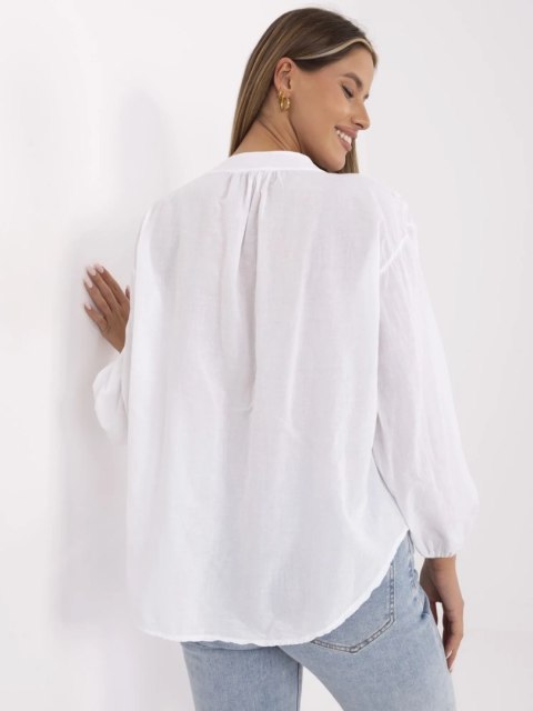 Bluzka TW-KS-BI-3145.67 biały XL Bluzka TW-KS-BI-3145.67 biały XL