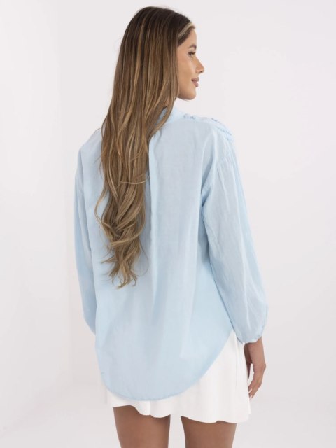 Bluzka TW-KS-BI-3145.67 jasny niebieski M Bluzka TW-KS-BI-3145.67 jasny niebieski M