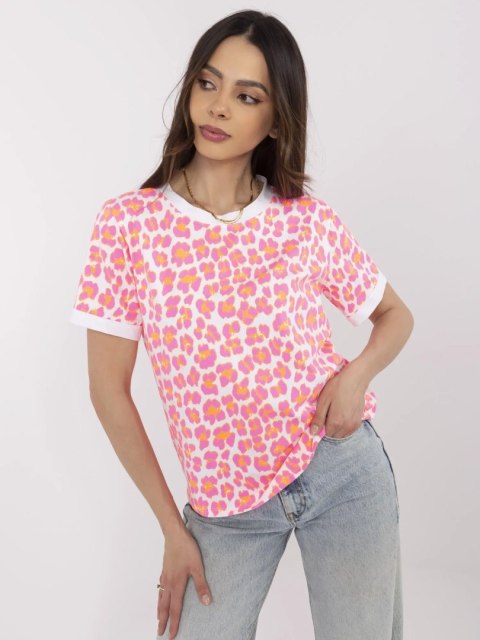 Bluzka MI-BZ-M6313.94 fluo różowy