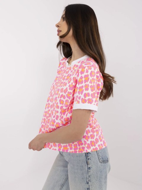 Bluzka MI-BZ-M6313.94 fluo różowy