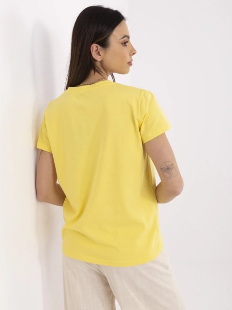 T-shirt CLM-TS-1640.87 żółty M