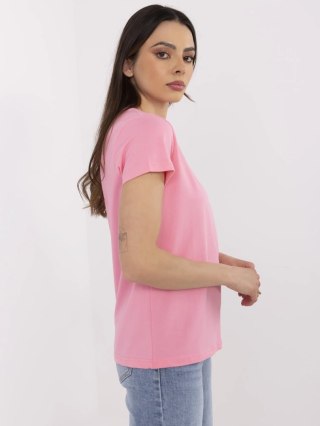 T-shirt CLM-TS-1639.12 różowy M